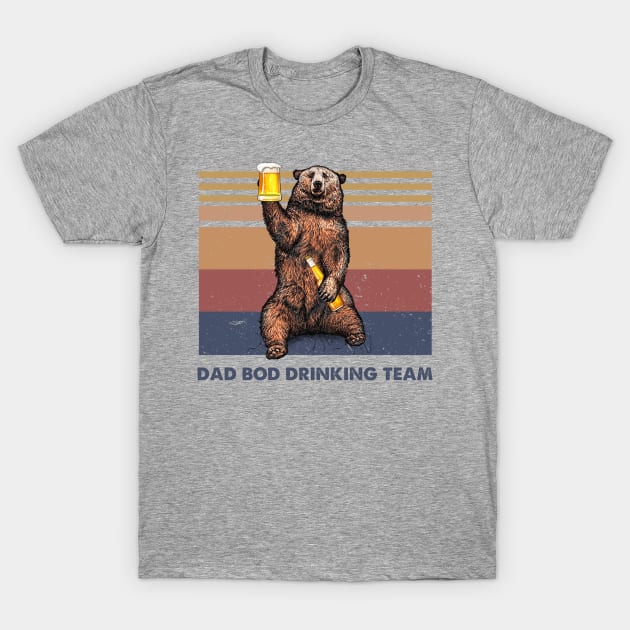 Dad Bod Drinking Team Vintage T-Shirt by boltongayratbek